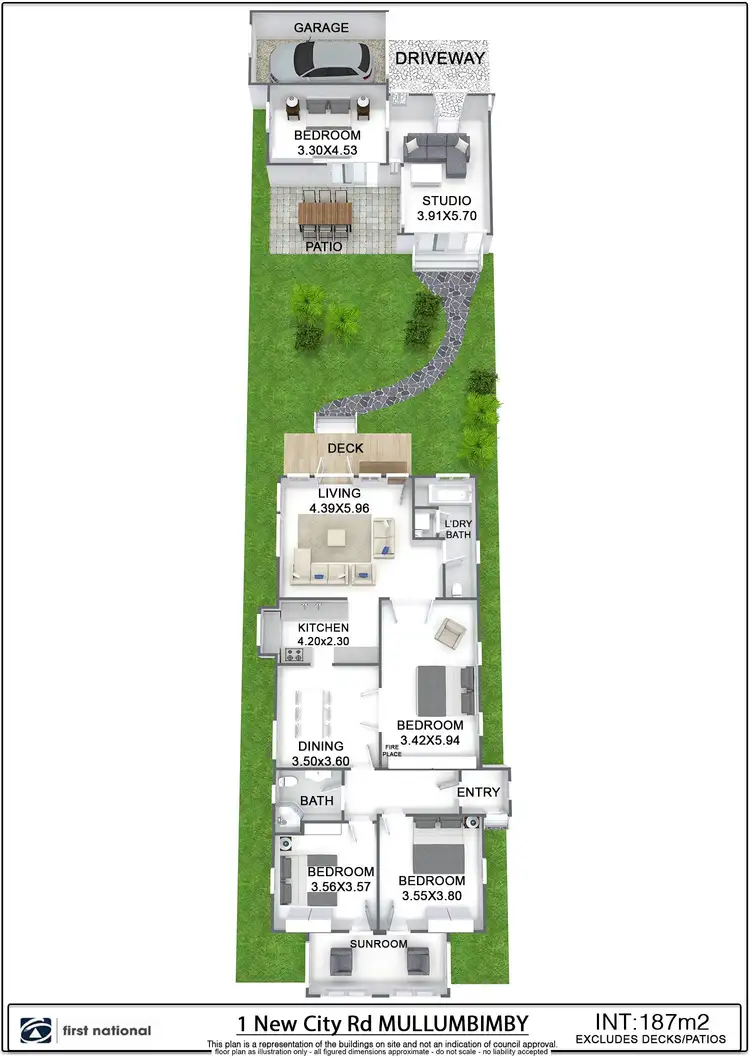 Floorplan of Homely house listing, 1 New City Road, Mullumbimby NSW 2482