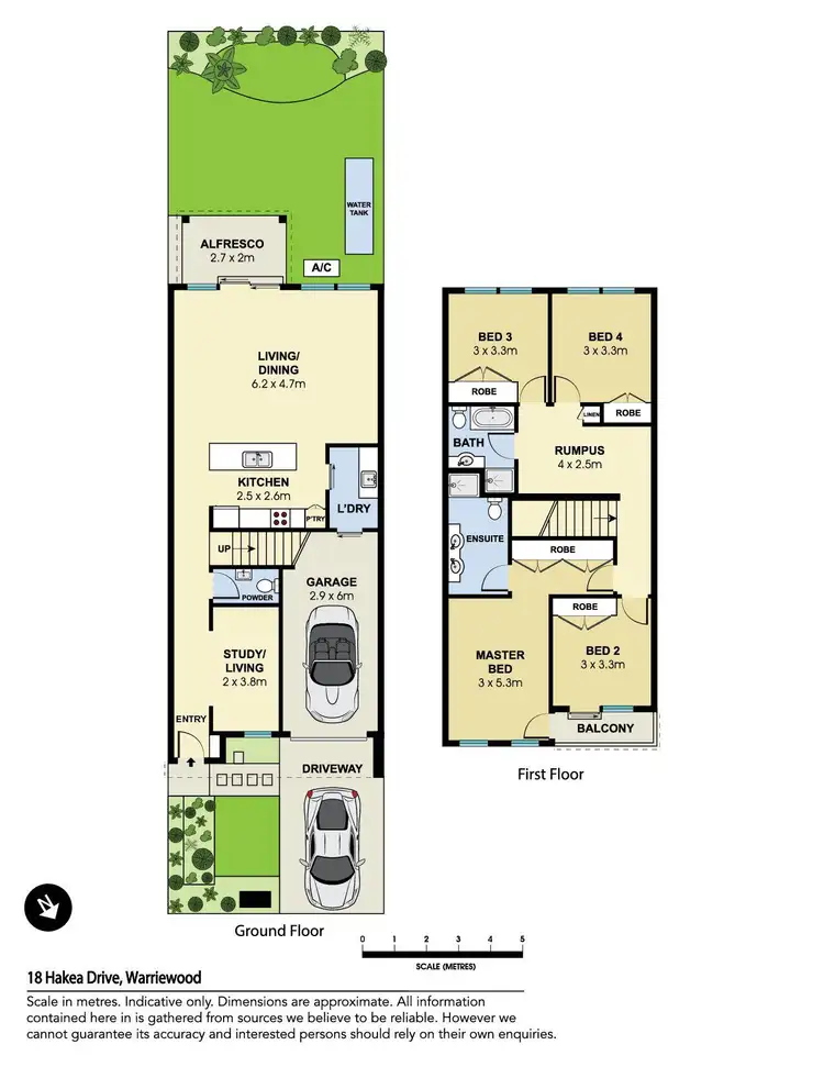 Floorplan of Homely house listing, 18 Hakea Drive, Warriewood NSW 2102