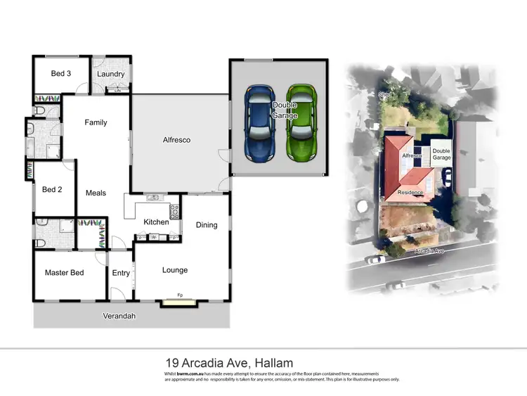 Floorplan of Homely house listing, 19 Arcadia Avenue, Hallam VIC 3803