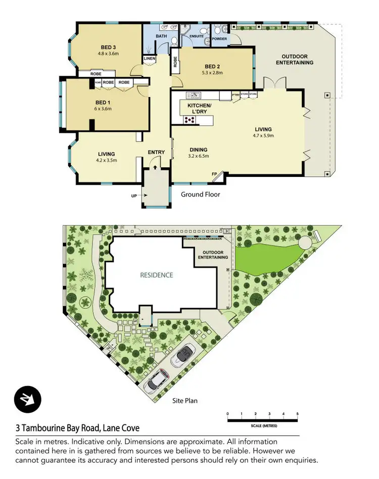 Floorplan of Homely house listing, 3 Tambourine Bay Road, Lane Cove NSW 2066