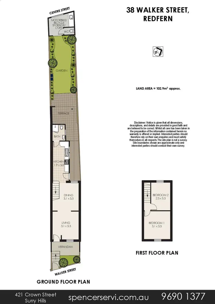 Floorplan of Homely house listing, 38 Walker Street, Redfern NSW 2016