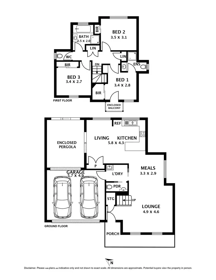 Floorplan of Homely townhouse listing, 4/78 Old Calder Highway, Diggers Rest VIC 3427