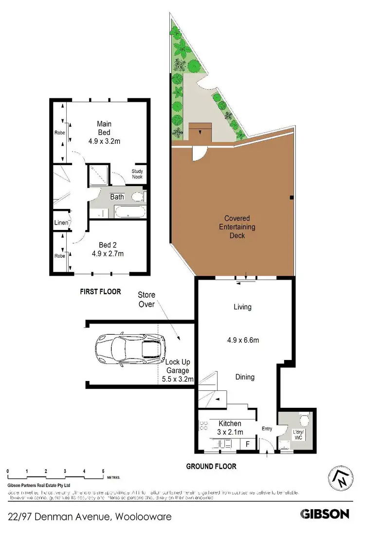 Floorplan of Homely townhouse listing, 22/97-103 Denman Avenue, Woolooware NSW 2230