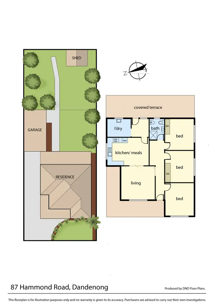 Floorplan of Homely house listing, 87 Hammond Road, Dandenong VIC 3175