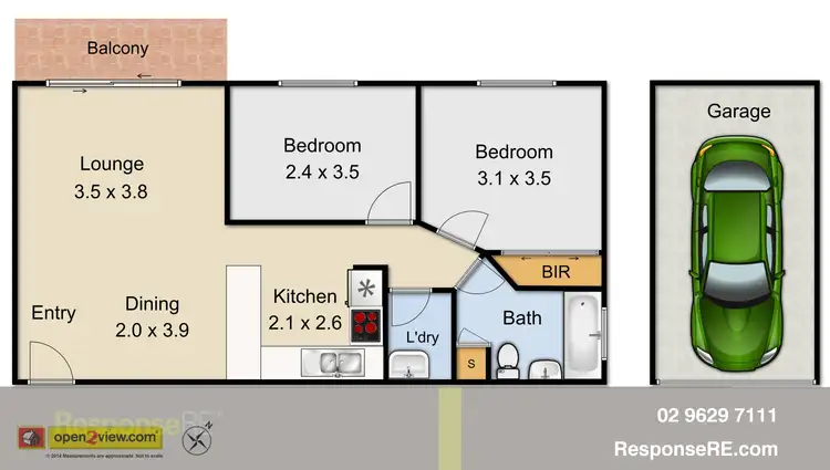 Floorplan of Homely unit listing, 16/26 Mantaka Street, Blacktown NSW 2148