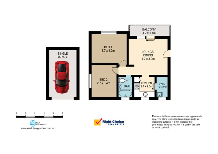 Floorplan of Homely unit listing, 14/6 Eyre Place, Warrawong NSW 2502