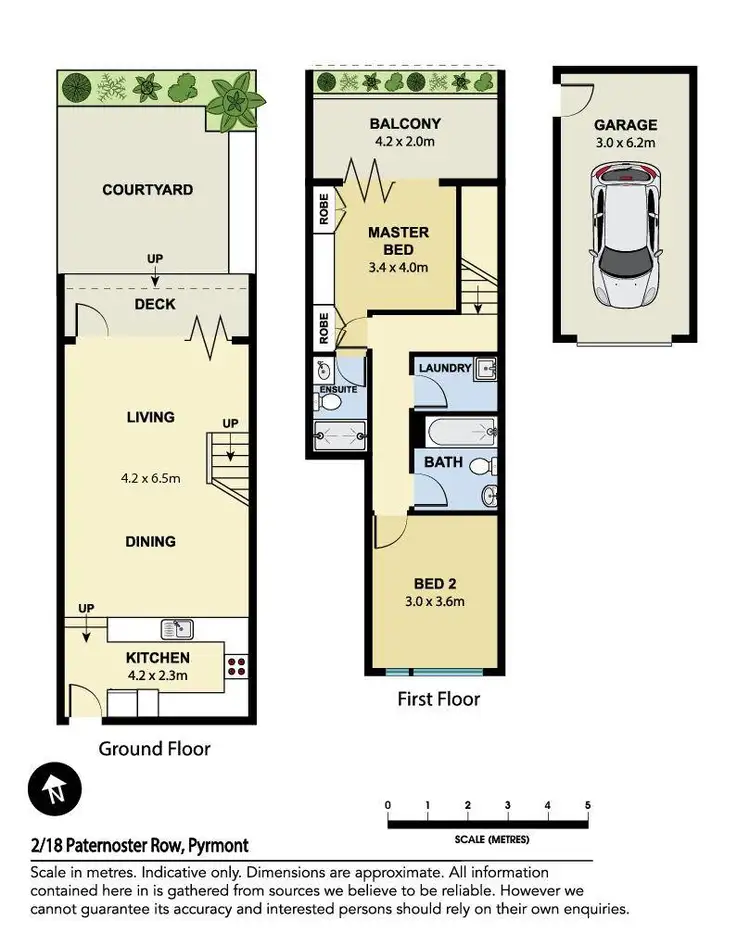 Floorplan of Homely apartment listing, 2/18 Paternoster Row, Pyrmont NSW 2009