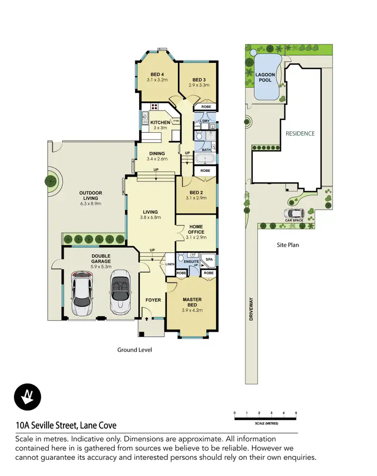 Floorplan of Homely house listing, 10A Seville Street, Lane Cove NSW 2066