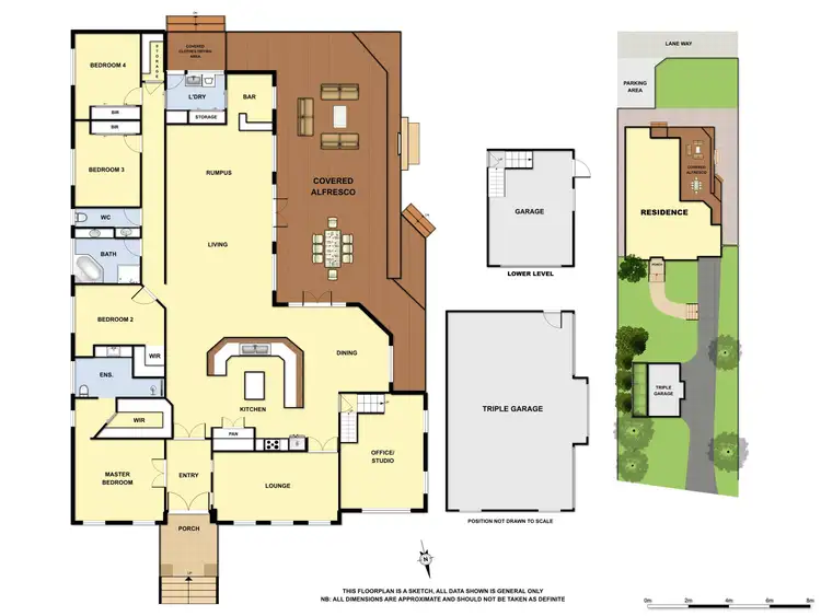 Floorplan of Homely house listing, 44 Hunter Street, Ferntree Gully VIC 3156