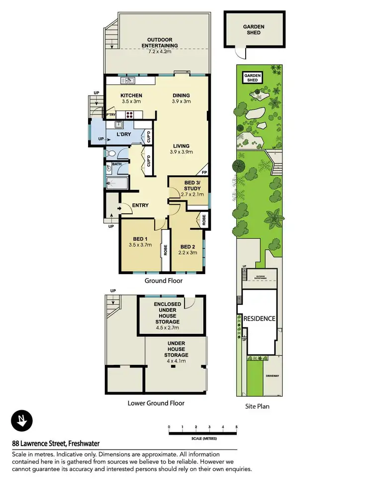 Floorplan of Homely house listing, 88 Lawrence Street, Freshwater NSW 2096
