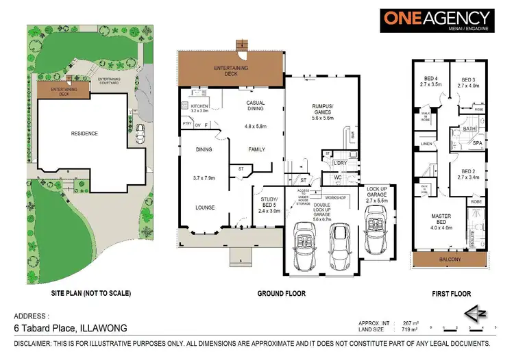 Floorplan of Homely house listing, 6 Tabard Place, Illawong NSW 2234