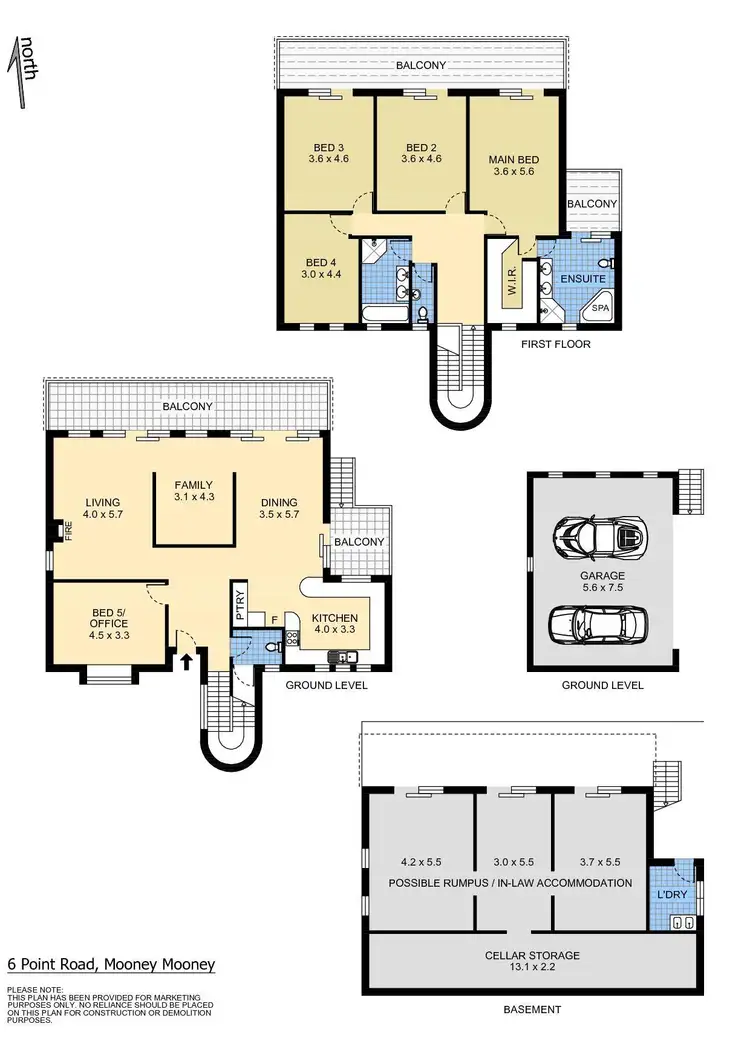 Floorplan of Homely house listing, 6 Point Road, Mooney Mooney NSW 2083