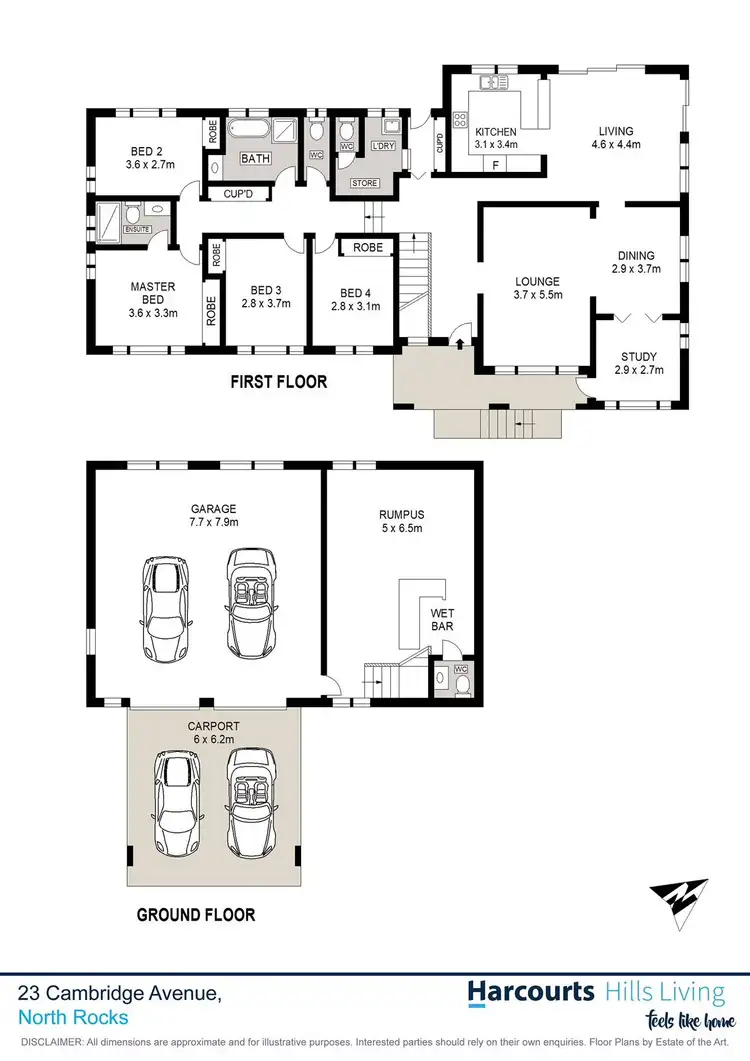 Floorplan of Homely house listing, 23 Cambridge Avenue, North Rocks NSW 2151
