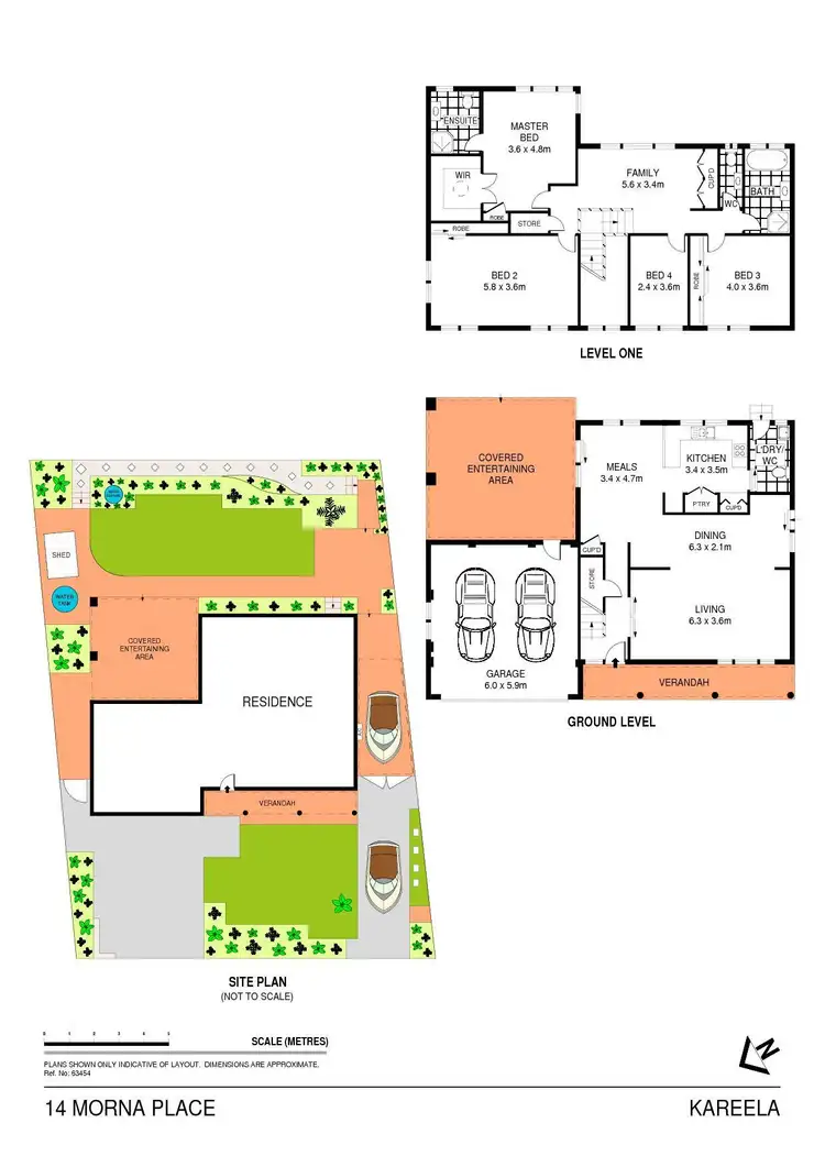 Floorplan of Homely house listing, 14 Morna Place, Kareela NSW 2232