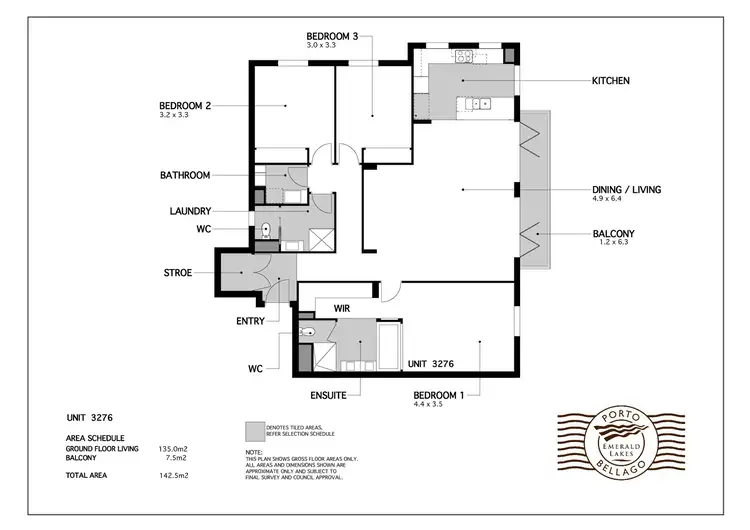 Floorplan of Homely apartment listing, 76/3030 The Boulevard, Carrara QLD 4211