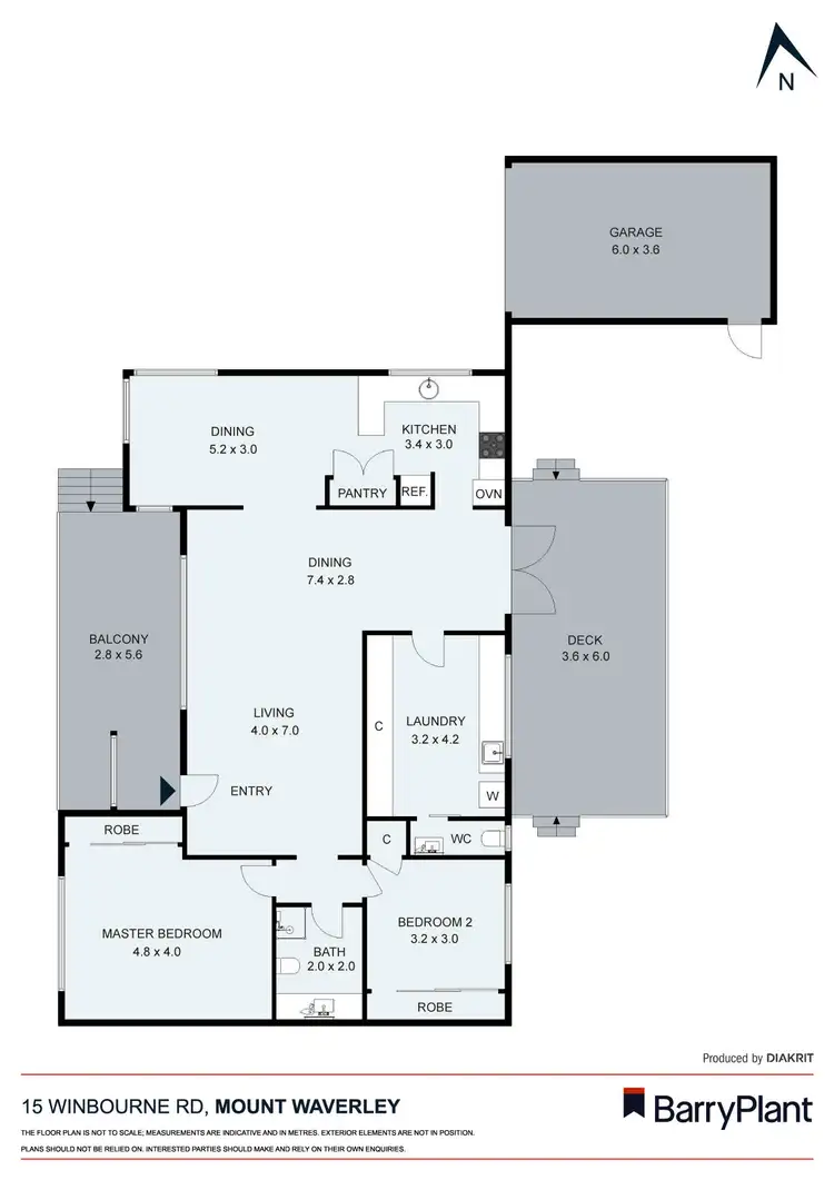 Floorplan of Homely unit listing, 1/15 Winbourne Road, Mount Waverley VIC 3149