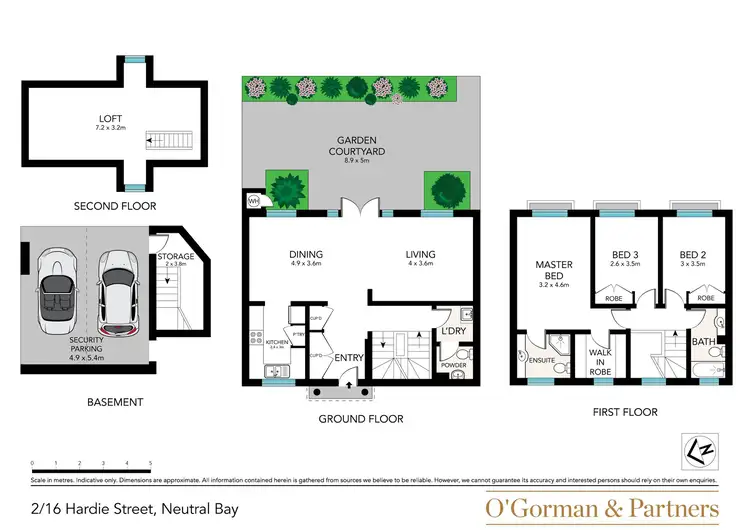 Floorplan of Homely townhouse listing, 2/16 Hardie Street, Neutral Bay NSW 2089