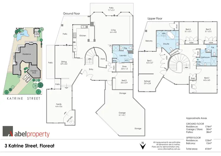 Floorplan of Homely house listing, 3 Katrine Street, Floreat WA 6014