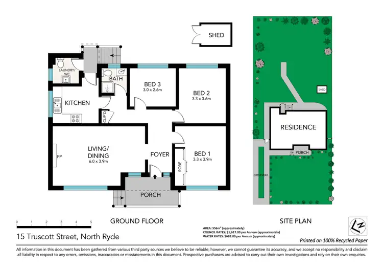 Floorplan of Homely house listing, 15 Truscott Street, North Ryde NSW 2113