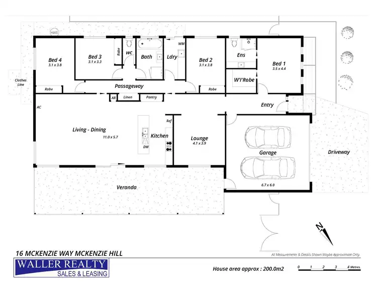 Floorplan of Homely house listing, 16 McKenzie Way, Mckenzie Hill VIC 3451