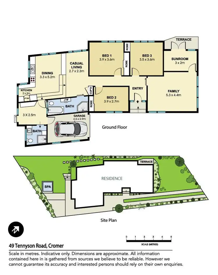 Floorplan of Homely house listing, 49 Tennyson Road, Cromer NSW 2099