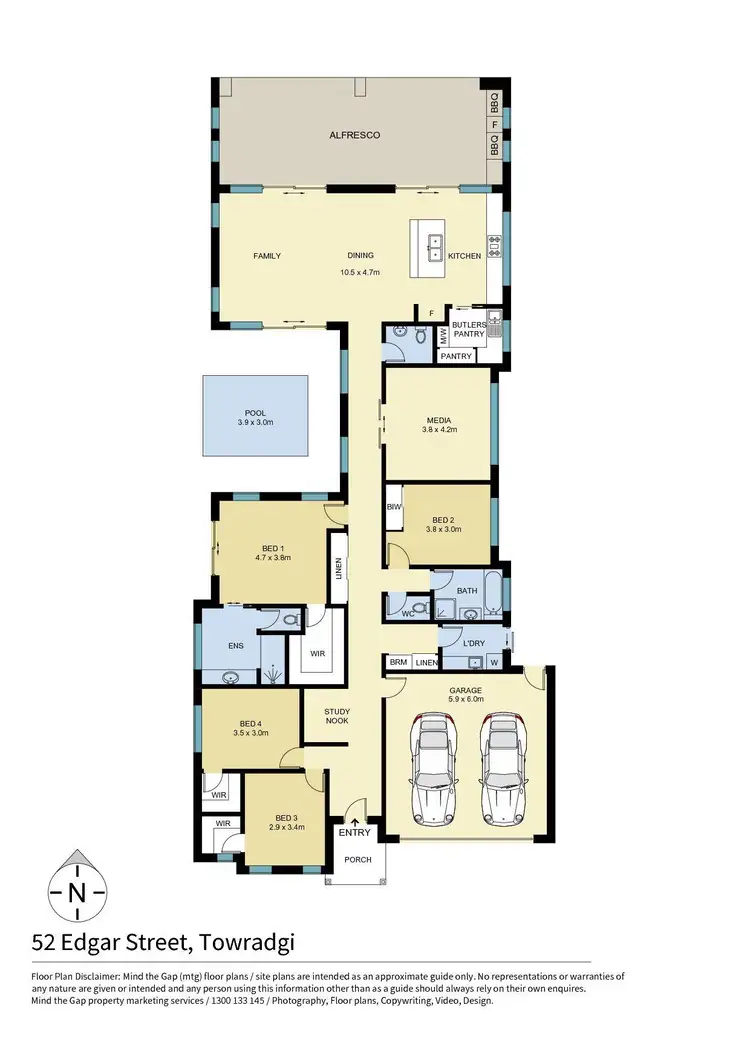 Floorplan of Homely house listing, 52 Edgar Street, Towradgi NSW 2518