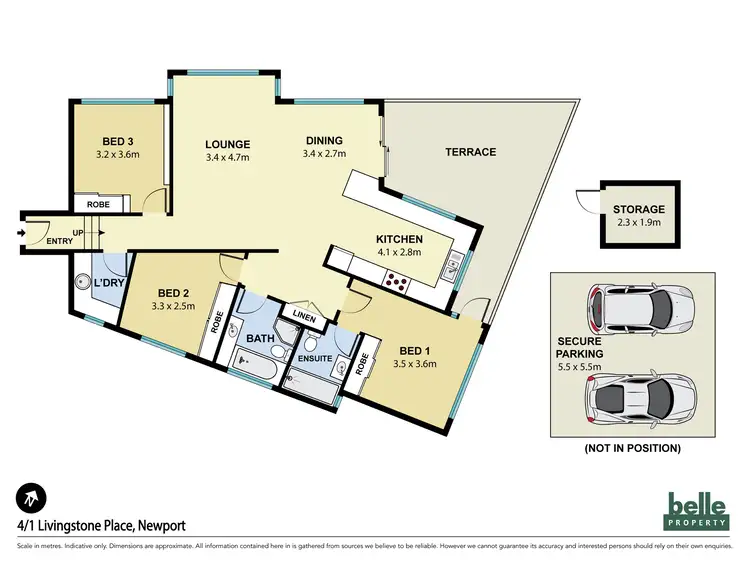 Floorplan of Homely apartment listing, 4/1 Livingstone Place, Newport NSW 2106