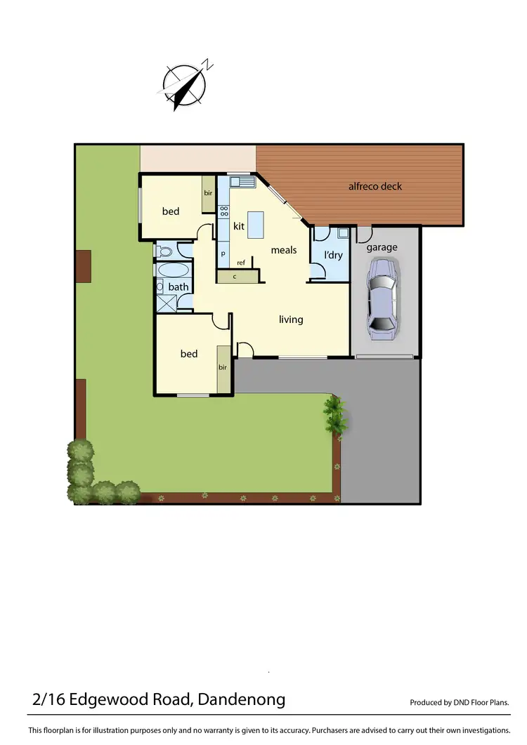 Floorplan of Homely unit listing, 2/16 Edgewood Road, Dandenong VIC 3175