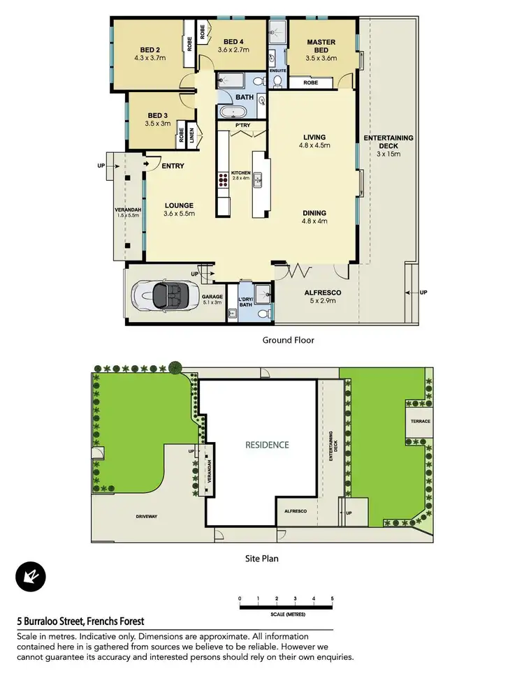 Floorplan of Homely house listing, 5 Burraloo Street, Frenchs Forest NSW 2086