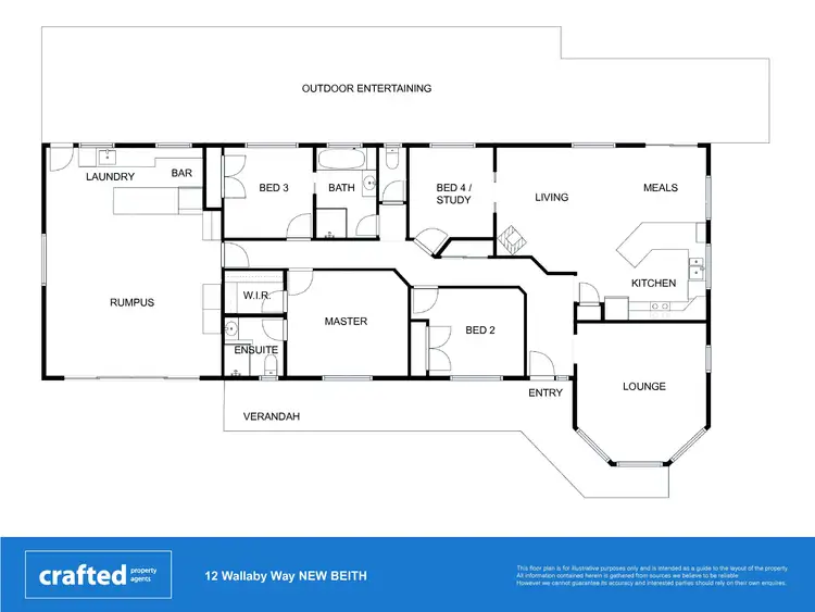 Floorplan of Homely house listing, 12 Wallaby Way, New Beith QLD 4124