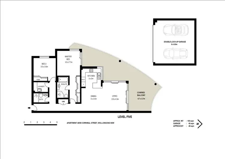 Floorplan of Homely unit listing, 49/59 Corrimal Street, Wollongong NSW 2500