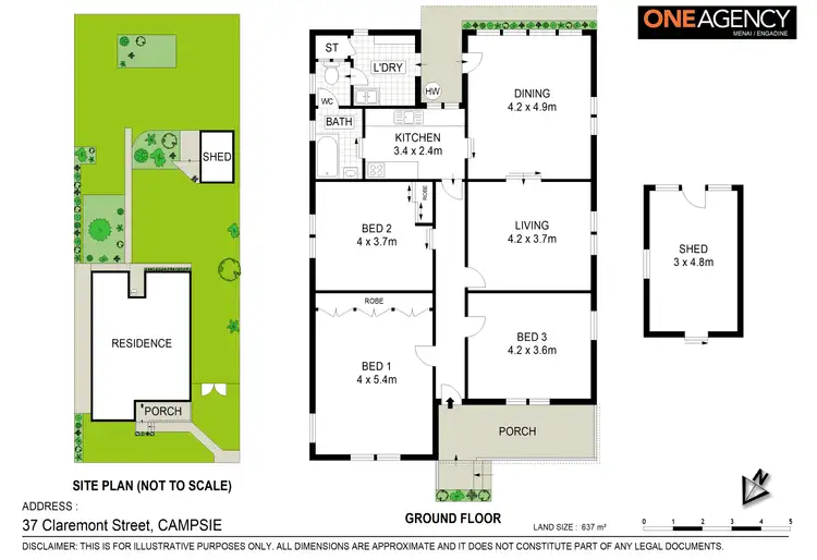 Floorplan of Homely house listing, 37 Claremont Street, Campsie NSW 2194