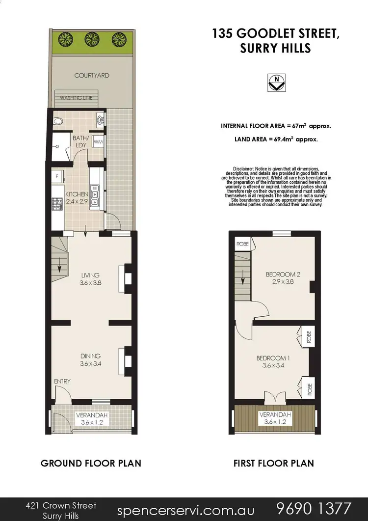 Floorplan of Homely house listing, 135 Goodlet Street, Surry Hills NSW 2010
