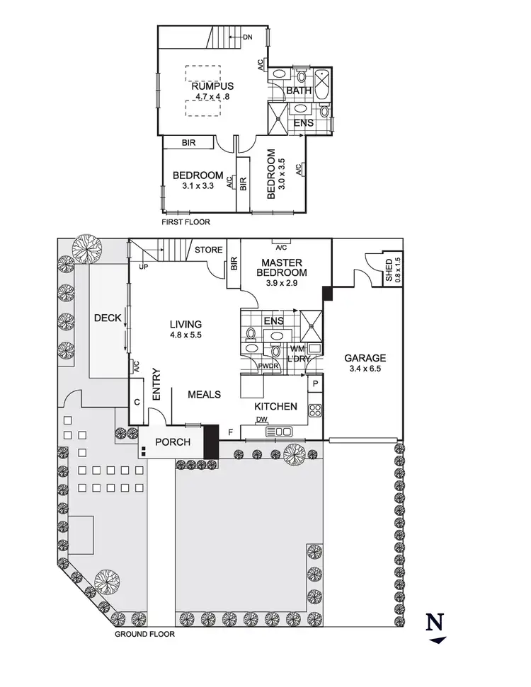 Floorplan of Homely townhouse listing, 39 Lynch Road, Fawkner VIC 3060