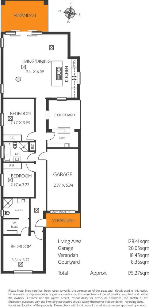 Floorplan of Homely house listing, 27b Ilford Street, Vale Park SA 5081