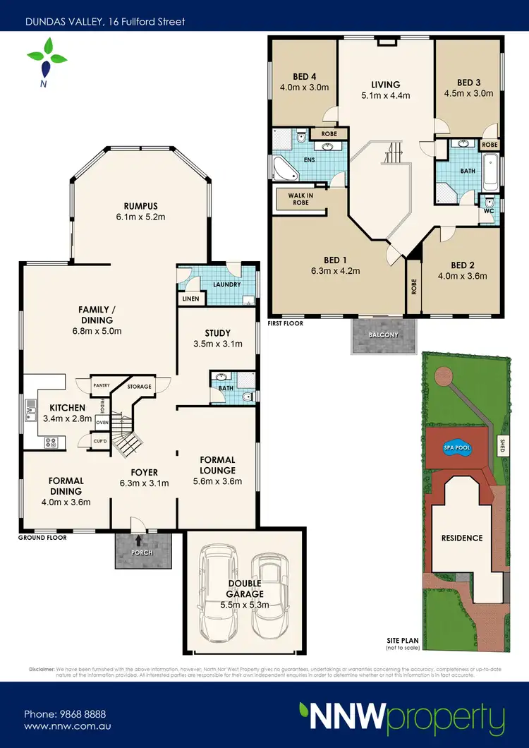 Floorplan of Homely house listing, 16 Fullford Street, Dundas Valley NSW 2117