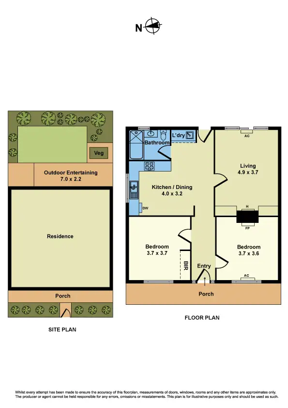 Floorplan of Homely house listing, 47 MacPherson Street, Footscray VIC 3011