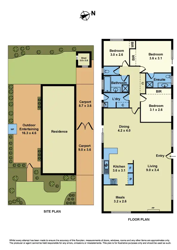 Floorplan of Homely house listing, 108 Shane Avenue, Seabrook VIC 3028