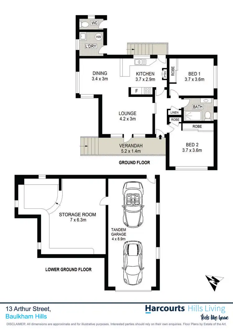 Floorplan of Homely house listing, 13 Arthur Street, Baulkham Hills NSW 2153