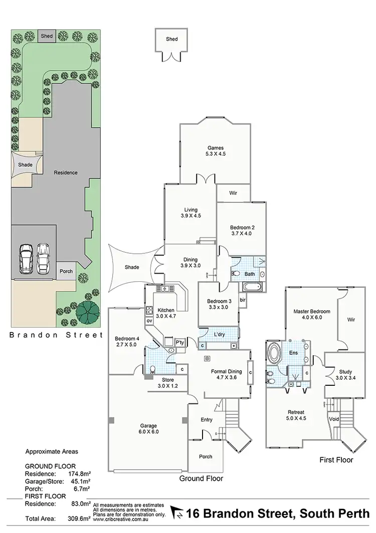 Floorplan of Homely house listing, 16 Brandon Street, South Perth WA 6151