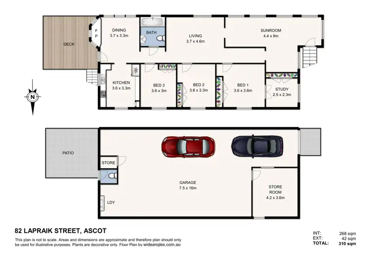 Floorplan of Homely house listing, 82 Lapraik Street, Ascot QLD 4007