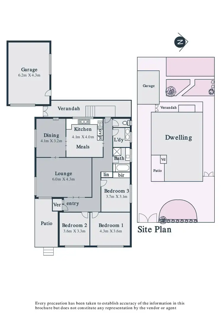Floorplan of Homely house listing, 3 Nancye Drive, Lalor VIC 3075