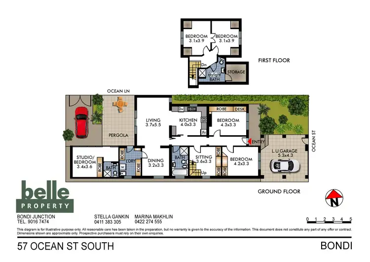 Floorplan of Homely house listing, 57 Ocean Street, Bondi NSW 2026