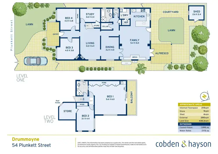 Floorplan of Homely house listing, 54 Plunkett Street, Drummoyne NSW 2047
