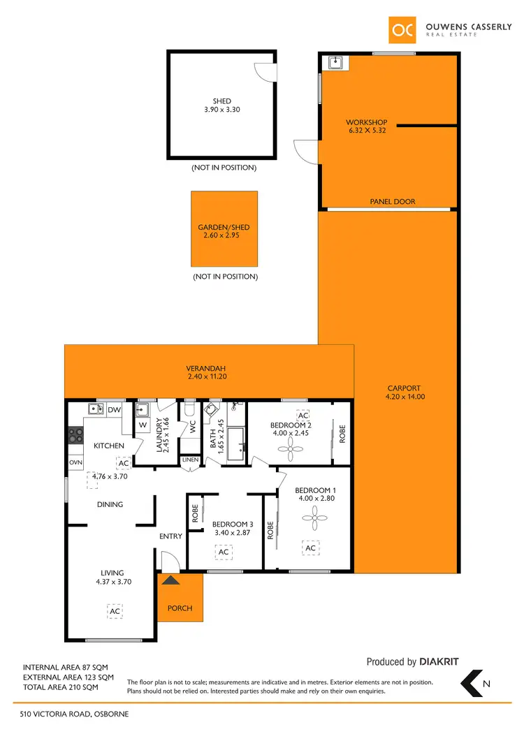 Floorplan of Homely house listing, 510 Victoria Road, Osborne SA 5017