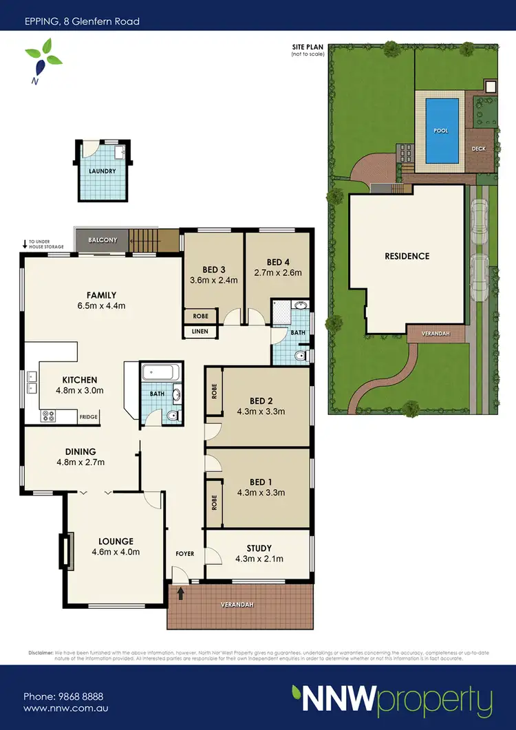 Floorplan of Homely house listing, 8 Glenfern Road, Epping NSW 2121