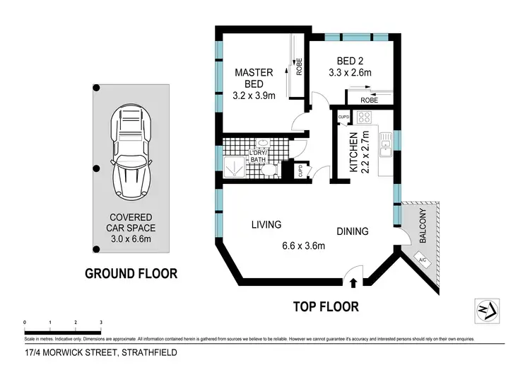 Floorplan of Homely apartment listing, 17/4-6 Morwick Street, Strathfield NSW 2135