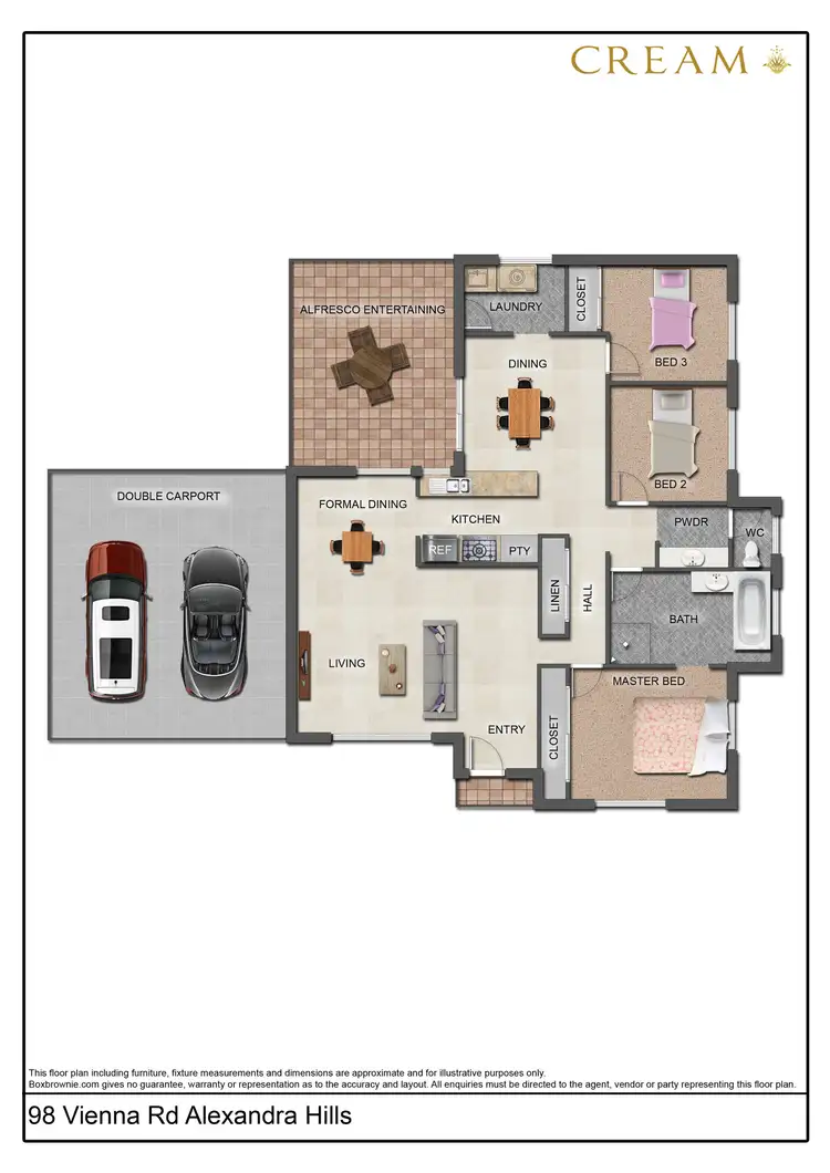 Floorplan of Homely house listing, 98 Vienna Road, Alexandra Hills QLD 4161