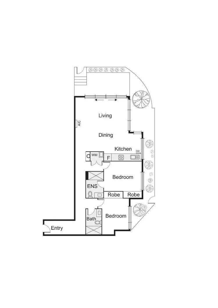 Floorplan of Homely apartment listing, G09/356 Barkly Street, Elwood VIC 3184