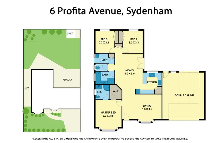 Floorplan of Homely house listing, 6 Profita Avenue, Sydenham VIC 3037
